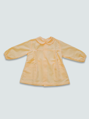 Bata cuadro amarilla