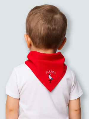 Pañuelo Bordado Cigueña Alfaro Pequeño