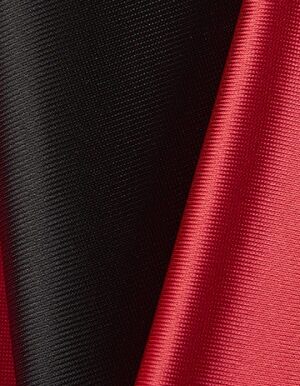 Tela de rasete doble cara rojo y regro