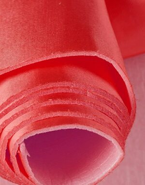 Tejido de rasete foamizado.